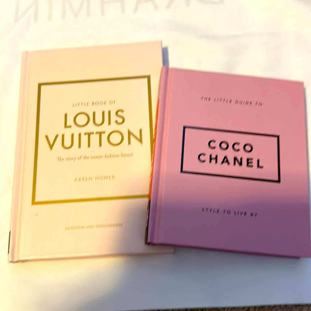 Louis Vuitton and Chanel books